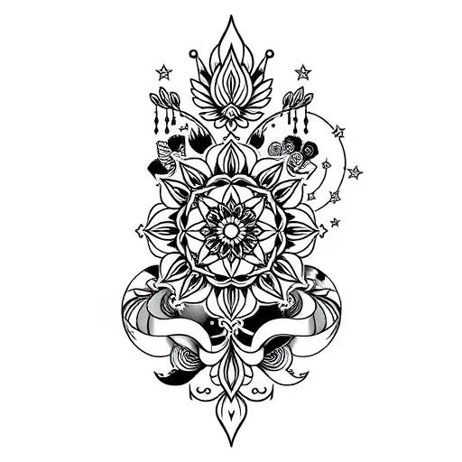 Lotus Blossom: A Modern Fusion of Traditional Ink